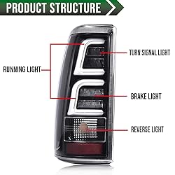 GRAND ORANGE LED Tube Tail Lights Compatible with
