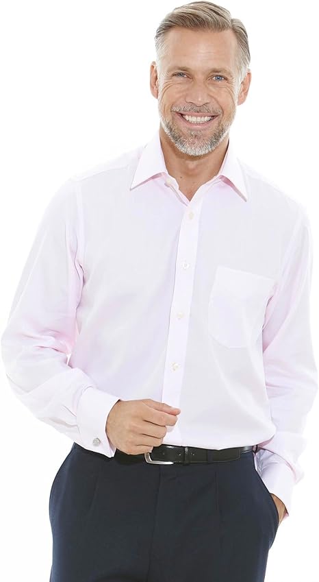 Amazon The Savile Row会社savile Rowメンズピンクimperialヘリンボーンクラシックフィットシャツ カラー ピンク シャツ 通販