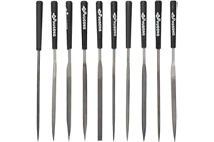 10 Pcs Needle File Set Diamond Needle File Set Mini Needle Files Set Metal File Tool Needle File Handle,for high Precision Sa