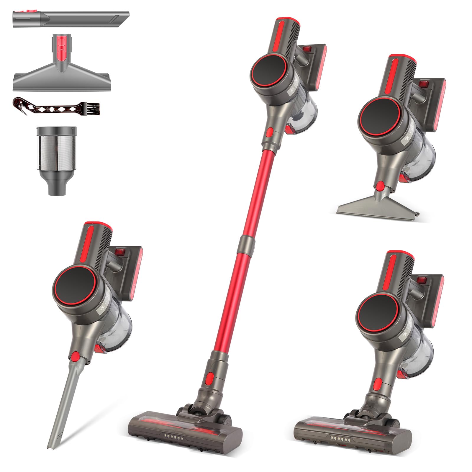 Photo 1 of JJZNCLLEN Cordless Vacuum Cleaner with Powerful Suction?Cordless Stick Vacuum Cleaner with HEPA Filter ?Portable Cordless Stick Vacuum Cleaner, for Home Hardwood Floors,Carpet, Pet Hair