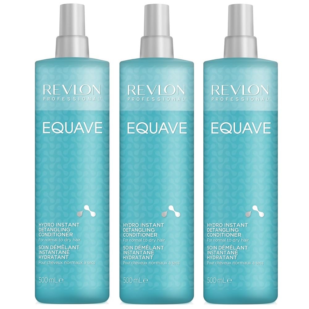 3 x 500 ml Revlon Equave hydro detangling conditioner