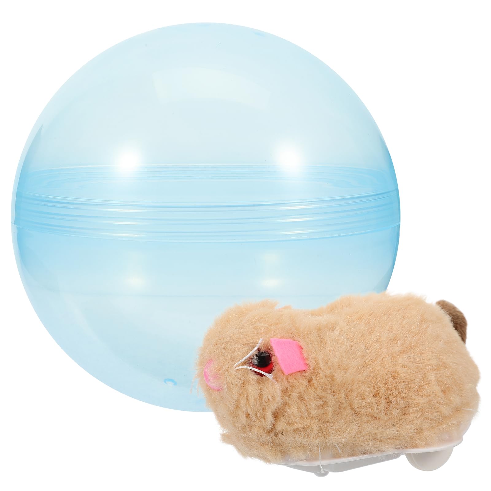 Toddmomy Rolling Ball Toy Squeaky Dog Toys Cat Toys Interactive Toy for Pet Cat Mini Toys Chew Toys Dog Bite for Kittens Bunny Toy Child Running Wheel Sports Electronic Component(Random Ball Color)