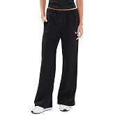 Nike Women's Studio Fleece Mid-Rise Wide Leg Sweatpants