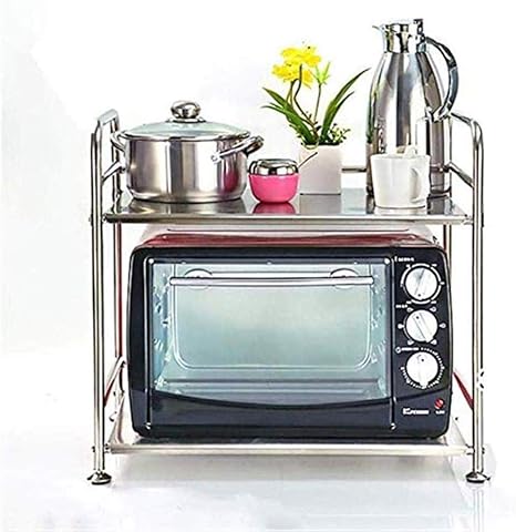 Shelves Estantes microondas Bastidores 2 Nivel Metal Especia ...