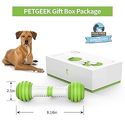 PETGEEK Interactive Dog Bone Toy, Automatic Dog