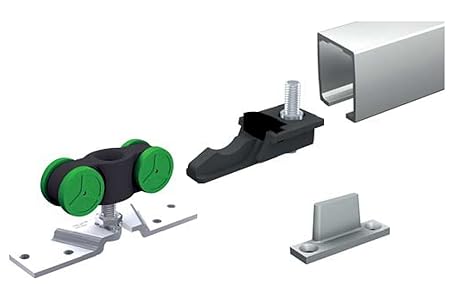 MINISPORT MA 40-190 Schiebetürbeschlag : 91-120cm, Laufrohr: 190 cm, Tragkraft: 40 kg