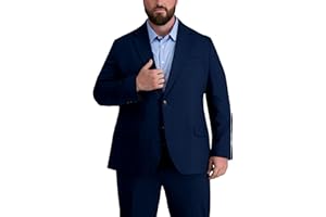 Haggar Mens Jmh Premium Stretch Tailored Fit Suit Separate Pants and Jackets (Big & Tall Sizes)