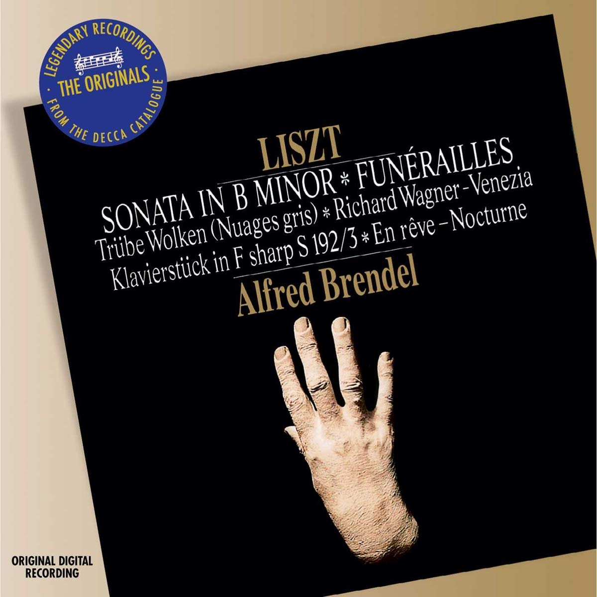 Brendel Alfred Liszt Franz Liszt Sonata In B Minor Amazon Com Music
