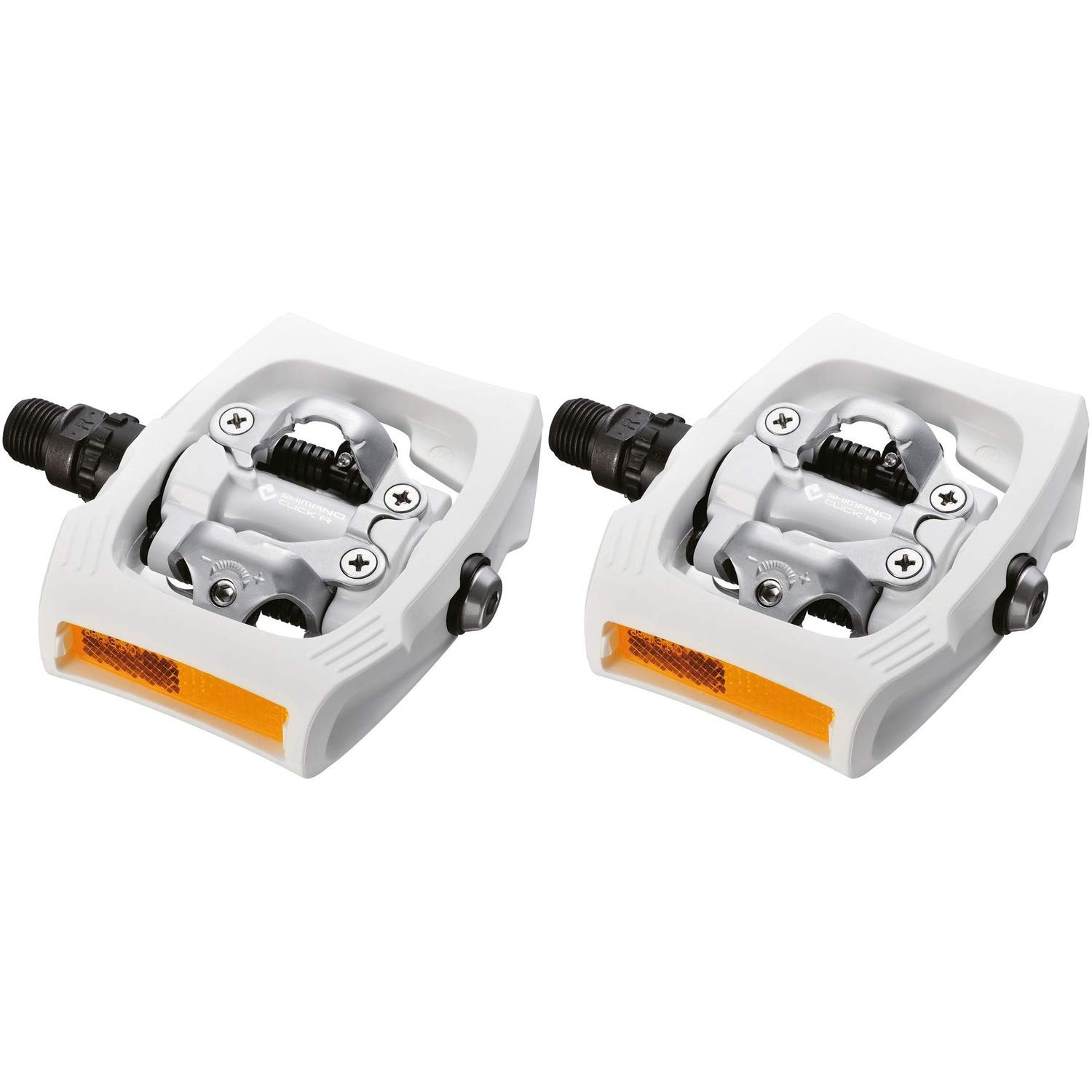 SHIMANO PD-T400 Click'r Pop-Up Mechanism Pedals - White