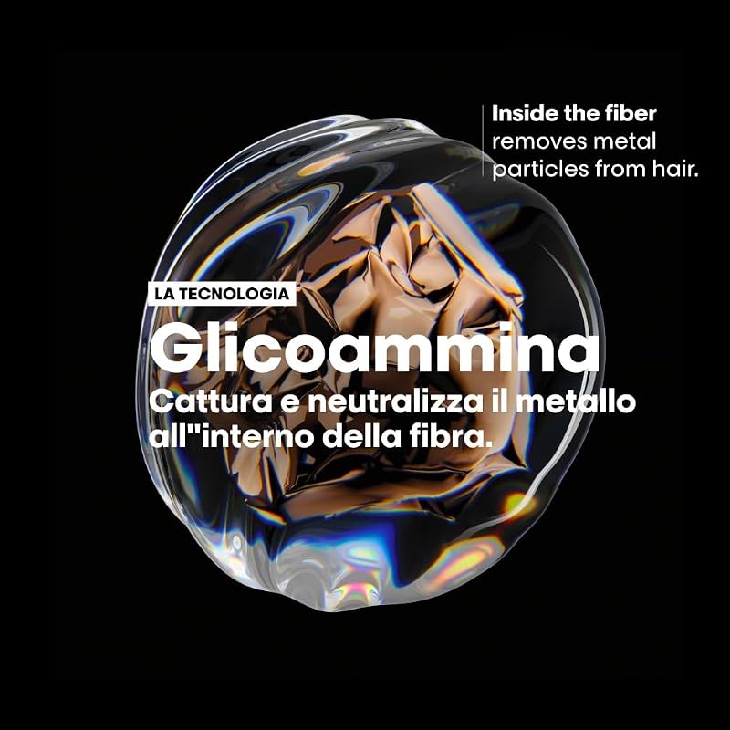 Mini Shampoo Ristrutturante per Tutti i Tipi di Capelli Danneggiati, Rischio di Rottura Ridotto, Colore Protetto, Chioma Lucente&Setosa, Senza Solfati, Metal Detox, 100 ml