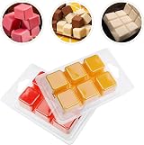 ASelected Wax Melt Molds 100 Pcs 6 Cavity Clear Plastic Clamshell Tray view 4