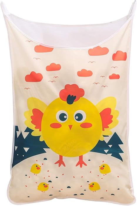 Amazon Ecool 洗濯かご ランドリーバッグ 壁掛け収納 吊り下げ収納 洗濯ボックス 洗濯物入れ ウォールポケット 折りたたみ 脱衣かご おしゃれ ランドリー収納 汚れた服の収納袋 黄 ランドリー収納 オンライン通販