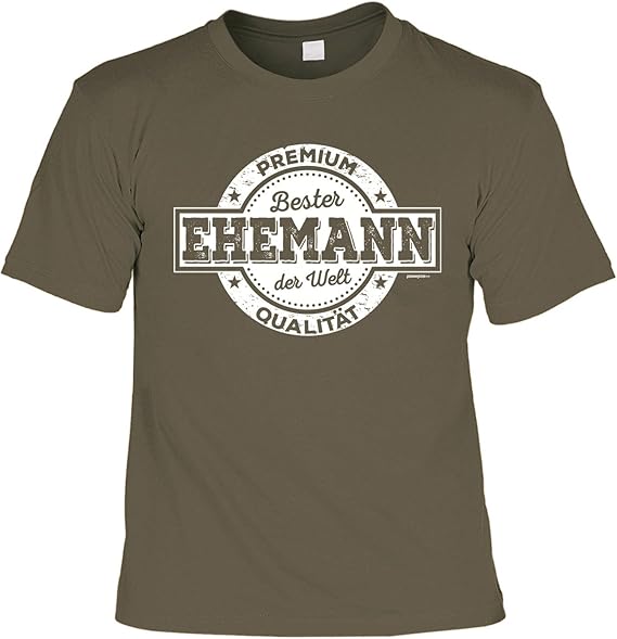 Ehemann SprücheTshirt lustiges Funshirt Ehemann GeschenkShirt