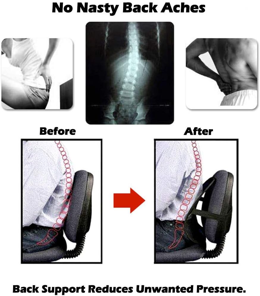 Meubles Divchi Support Lombaire Avec Perles Pour Massage Et Soutien Lombaire Pour Voiture Lumbar Support With Beads Maison Et Chaise De Bureau Noir Noir Cuisine Maison Britec Com Br