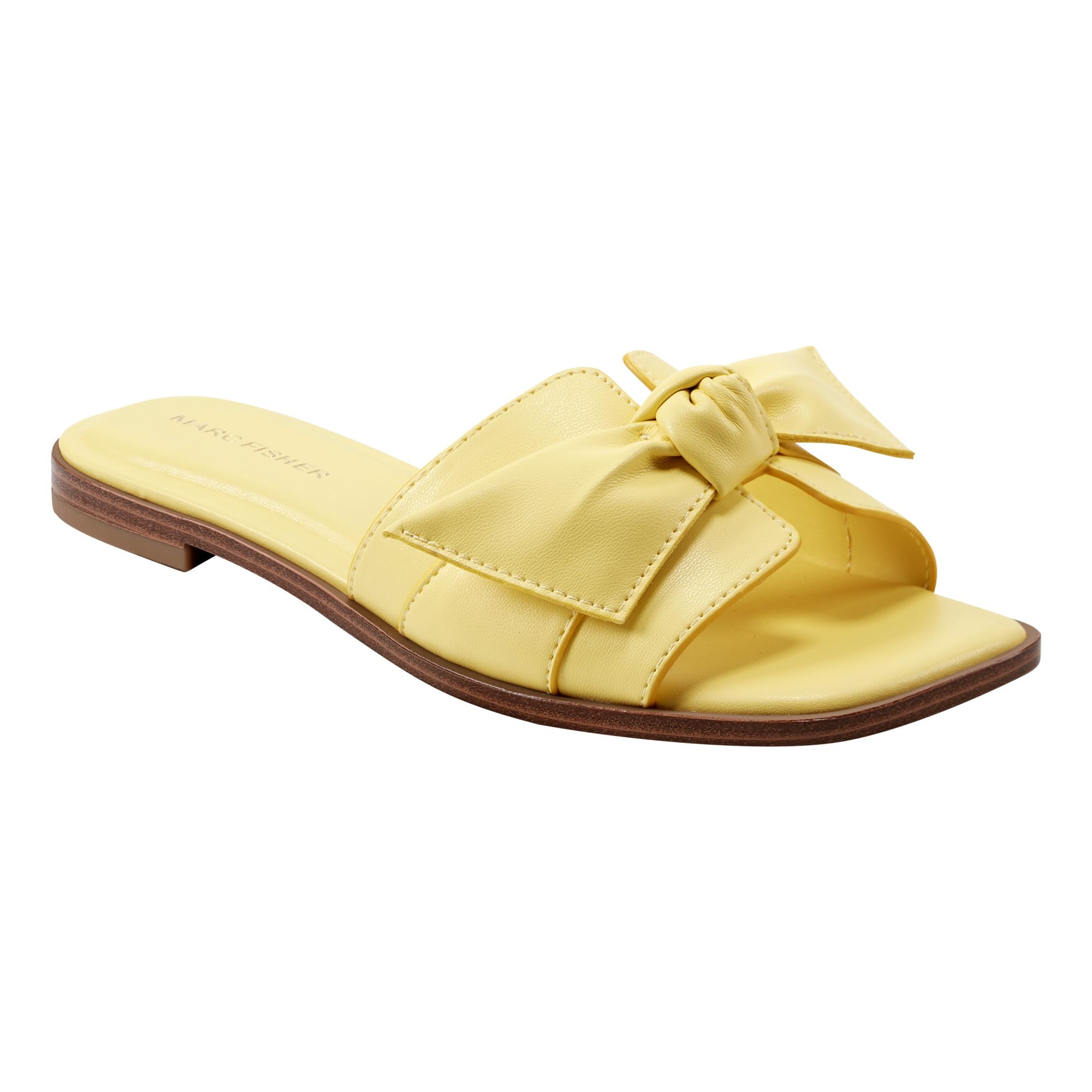 Marc Fisher Women’s FINEY Sandal, Yellow 700, 5
