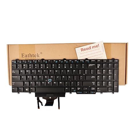 Amazon In Buy Eathtek New Laptop Keyboard With Backlit And Pointer Without Frame For Dell Latitude E5550 Series Compatible With Part Number 03d7 3d7 Pk1313m1b00 Online At Low Prices In India Eathtek