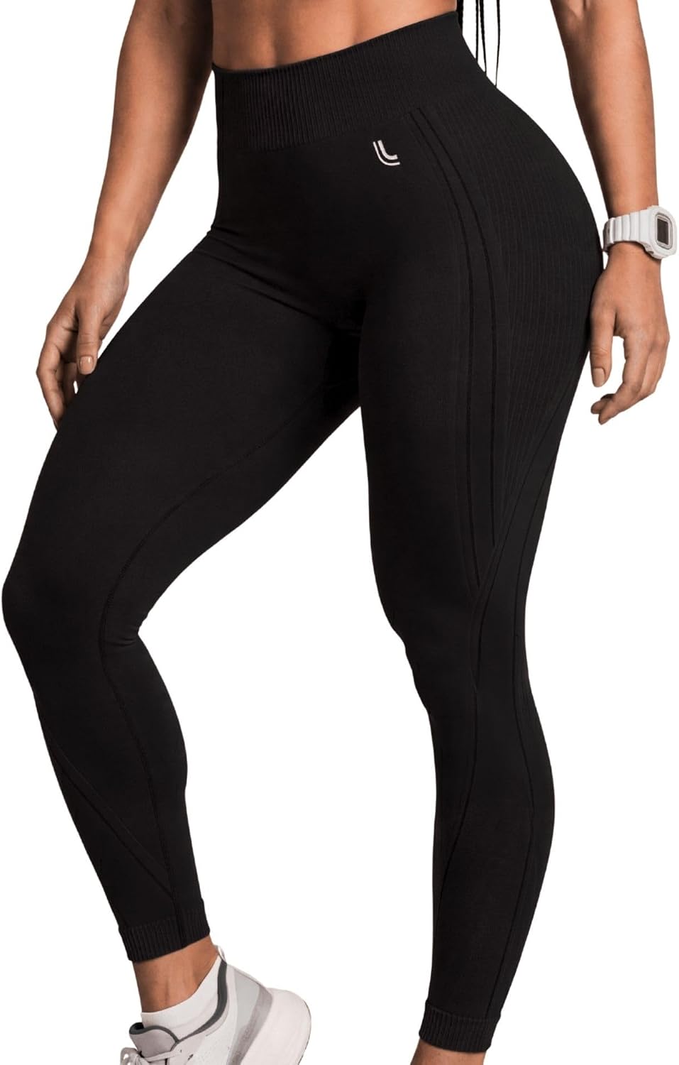 Calça Legging Lupo Fitness Feminina Esportiva Em Poliamida Texturizada a Ar Sem Costura