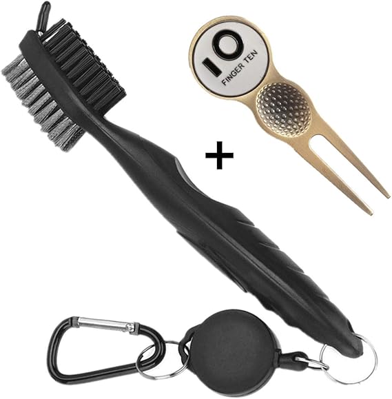 Golf Club Cleaning Brush and Club Groove Cleaner Shoes Cleaning Tool