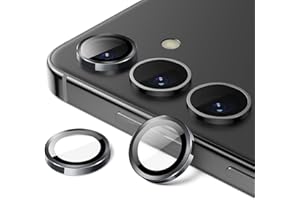 JETech Camera Lens Protector for Samsung Galaxy S24+ / S24 Plus, 9H Tempered Glass Metal Individual Ring Cover, Easy Installa
