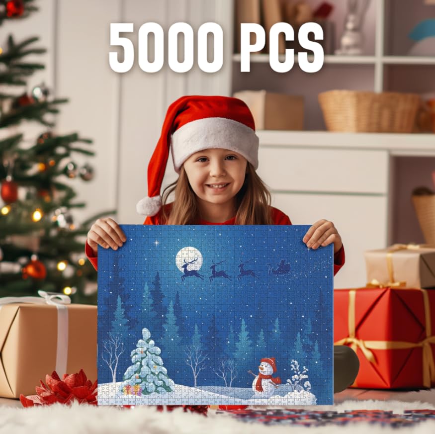 YAKAMOZ Clear Jigsaw Puzzle Glue with Precision Applicator – Non-Toxic, Quick Dry & Water-Soluble for Puzzles up to 5000 Pieces (200ML)