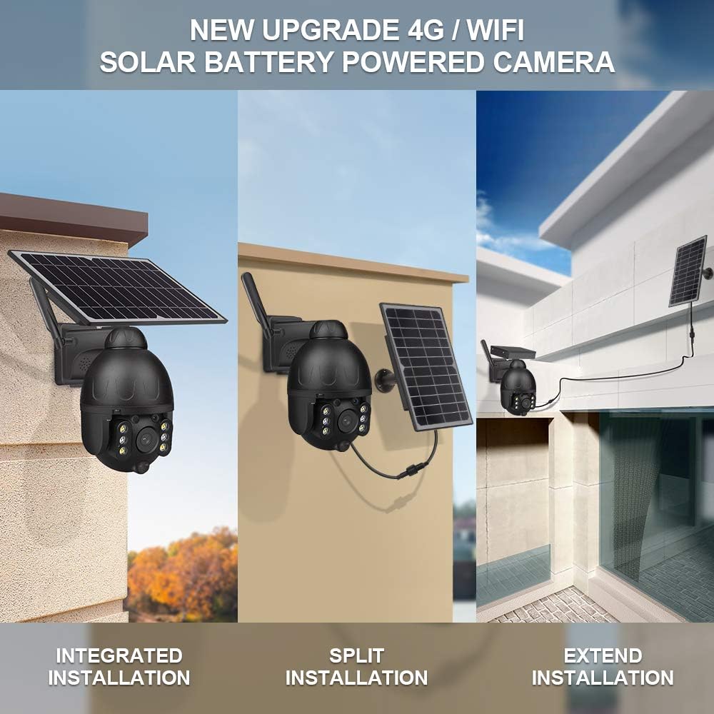 SHIWOJIA Solar Powered CCTV Camera Wireless Outdoor - Image 3