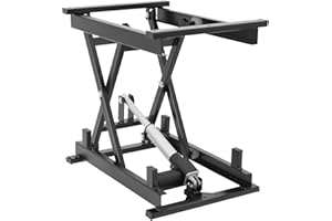 MIMODA Electric Single Scissor Lift Table, 130-350LB Load, Height Adjustable Electric Lifting Platform, Coffee Table Lift, for Material Handling and Transportation (250LB 210-580MM)