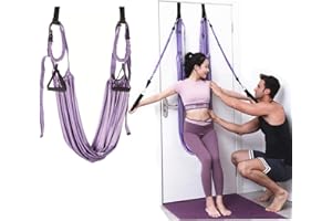 TOCO FREIDO Waist Back Leg Stretch Strap/Yoga Fitness Band, Leg Stretching Assist Trainer, Yoga Stretcher, Back Bend Split Inversion Strap for Fitness, Dance, Ballet, Gymnastics