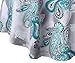 BAISHENGGT Women's Long Sleeve Loose Flared Tunic Top XXL Scuba Blue Paisley