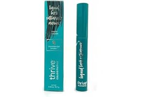 TNTRLE Thrive Mascara Liquid Lash Extensions Black Mascara-Brynn Thick and slender Waterproof and Sweat-resistant,Rich Black, 0.38OZ