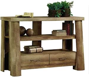 ATS Mesa de Consola Slim de Metal para decoración de Madera, con