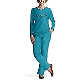 Pembrook Womens Sweat Suits Two-Piece - Ladies Sweatsuits Sets | Embroidered Fleece Sets for Women 2 Piece