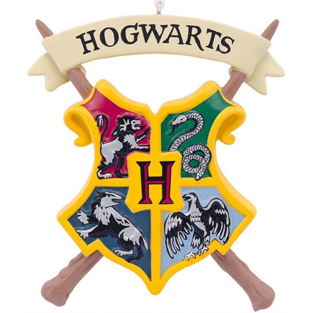 Hallmark Harry Potter Hogwarts Crest Christmas Ornament