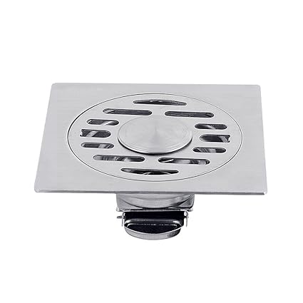 Zhi Jin 1pc Stainless Steel Square Shower Floor Drain Net With