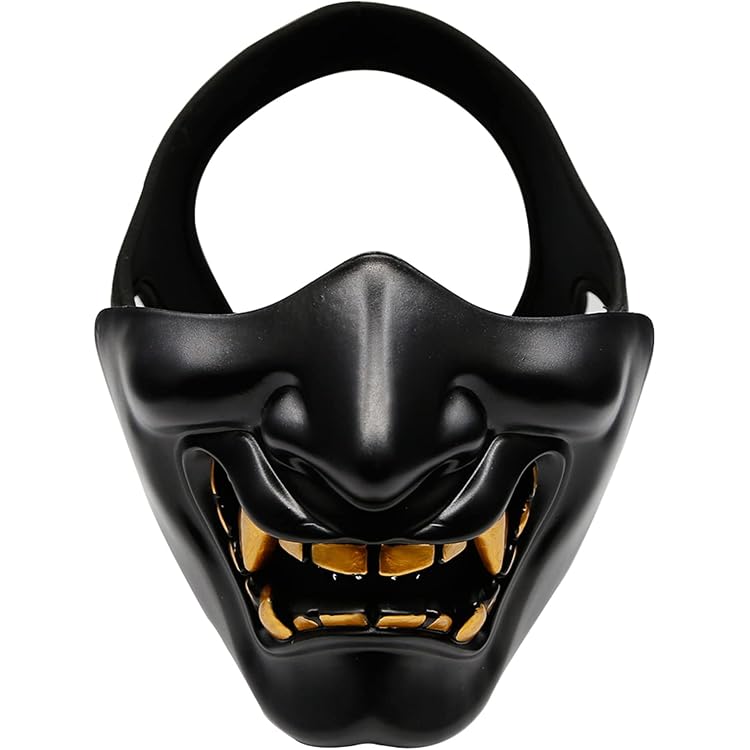 Masque Hannya Samouraï Oni En Fibre De Verre - Pour Cosplay, Kabuki, Halloween, Accessoire Film, Taille Unique Adulte