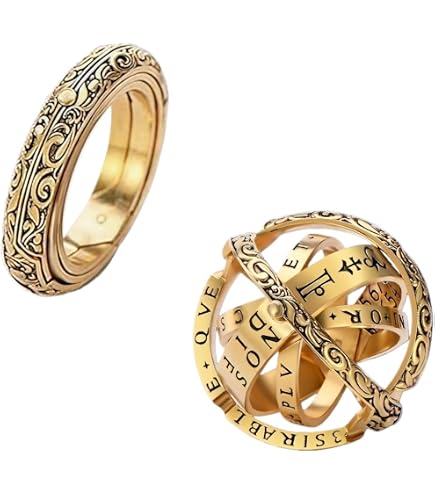 16th Century Germany Astronomical Armillary Sphere SIZE 9 Ring