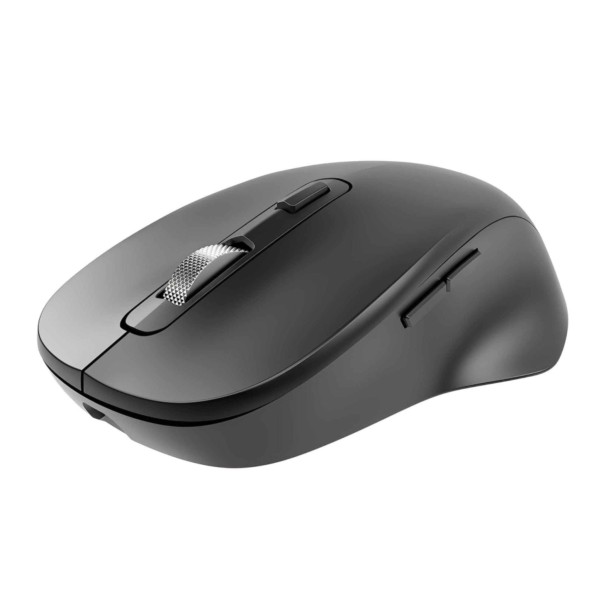 Photo 1 of Nexurion Wireless Mouse for Laptop - 3 DPI, 6 Buttons, Ergonomic Mold, USB & 2.4 GHz Connection, Compatible with PC, Laptop, Computer (Black)