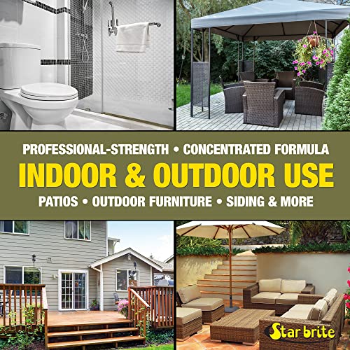Star Brite Outdoor Collection All Surface Mildew Stain Remover Cleaning Spray to Protect Your