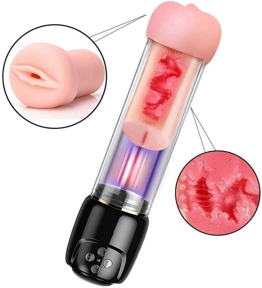 LLDMZ Relaxing Toy Men's Travel Toy Pénnis Enlargement Pump, Electric Air Pressure Device Increases Size and Strength