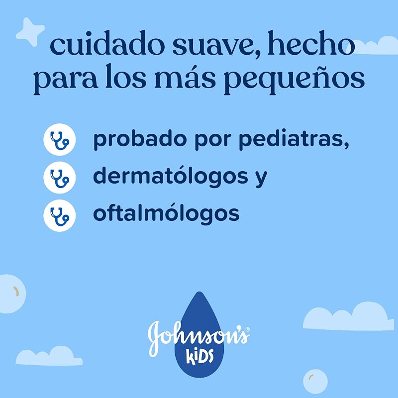 Johnson’s Kids Champú niños, acondicionador pelo y gel de baño 300 ml