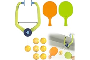 Door Jam Pingpong Trainer Starter Kit - Hanging Table Tennis Training Set for Indoor Practice, Portable Pingpong Equipment fo