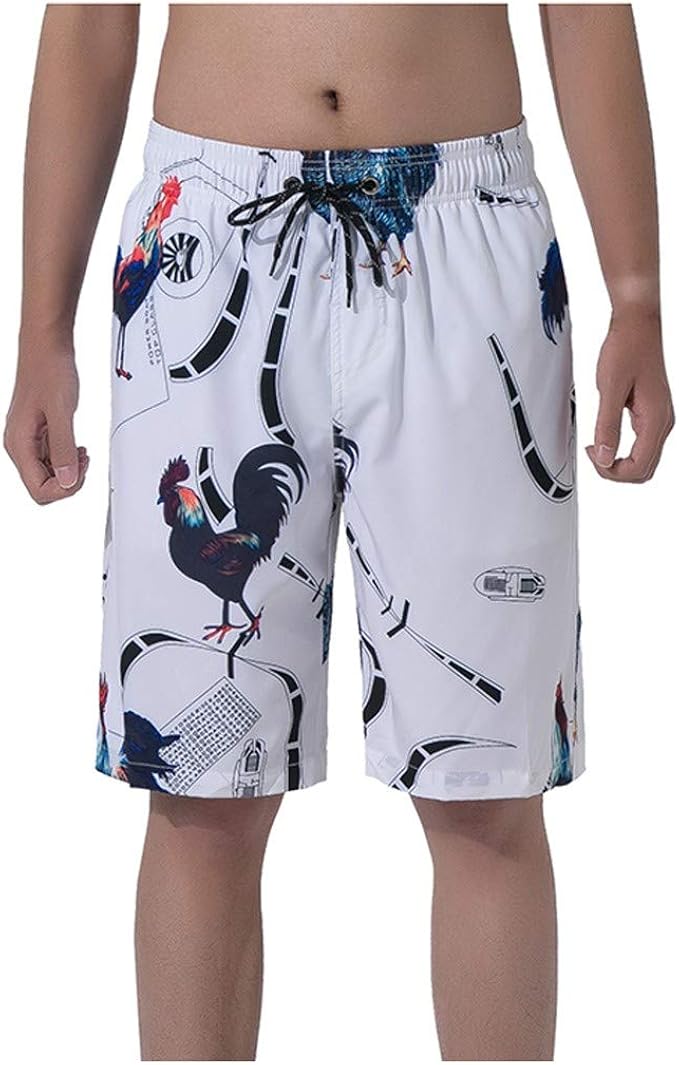 elastic waist board shorts