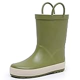 LANCDON Toddler Rain Boots for Boys and Girls