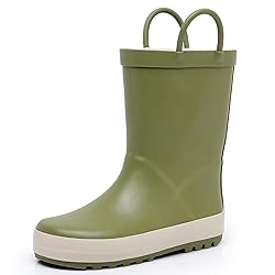 LANCDON Toddler Rain Boots for Boys and Girls
