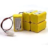 elxjar (5-Pack) 4.8V 800mAh Ni-CD AA Battery Pack