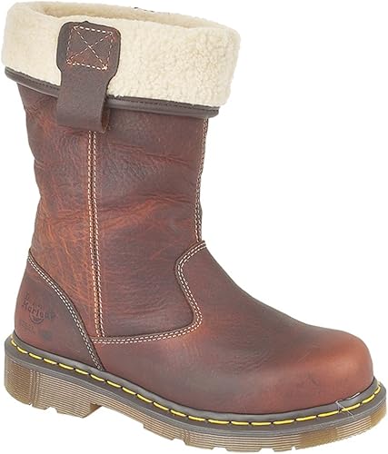 rosa steel toe faux fur lined