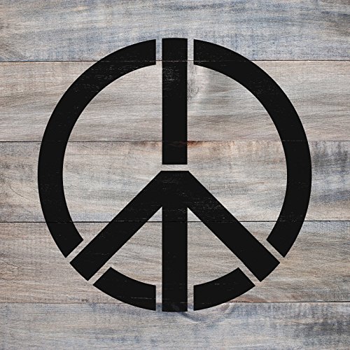 Hippie Stencil - Peace Sign Print, Peace Signs