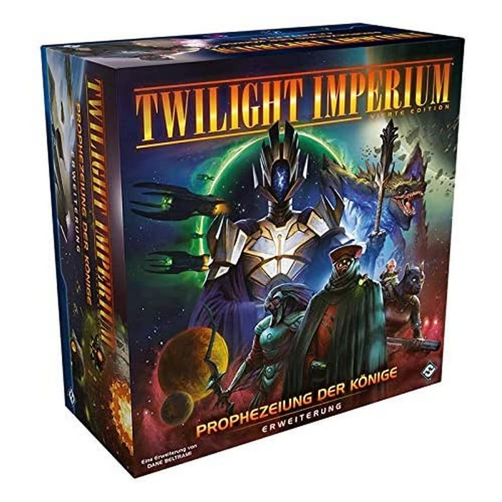 Fantasy Flight Games Asmodee Twilight Empire 4th Edition - Prophecy of the Kings | Expansion | Expert Game | Strategy Game | 3-8 Players | From 14+ Years | 240+ Minutes | German