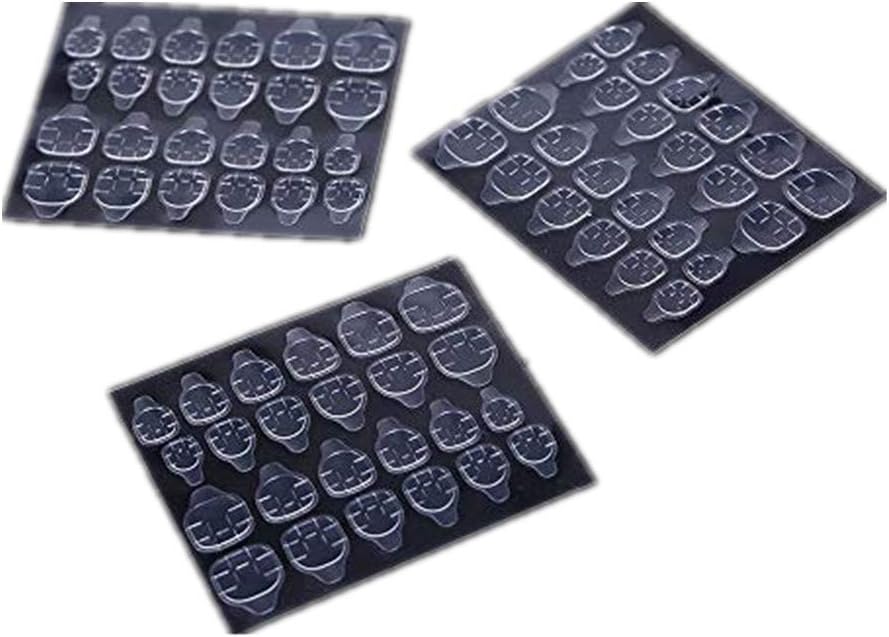 5 Sheets Nail Adhesive Tabs Double Sided Nail stickers False Nail Tips Glue Jelly Gel Tape Transparent Flexible Adhesive Fake Nails Tips
