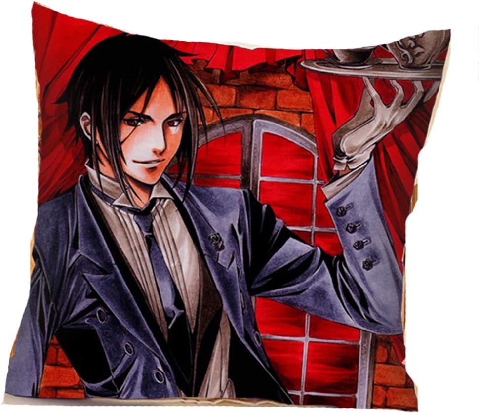 jindufabaihuodian Black Butler Kuroshitsuji Pillow Cover Anime Characters Sebastian Michaelis Body Pillowcase (18)