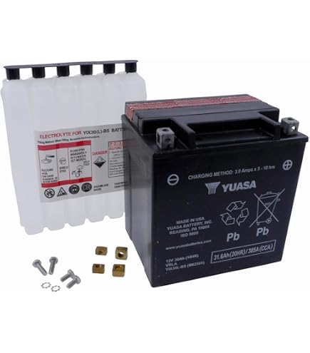 Amazon.com: Yuasa YUAM6230XPW YIX30L-BS-PW Maintenance Free YIX